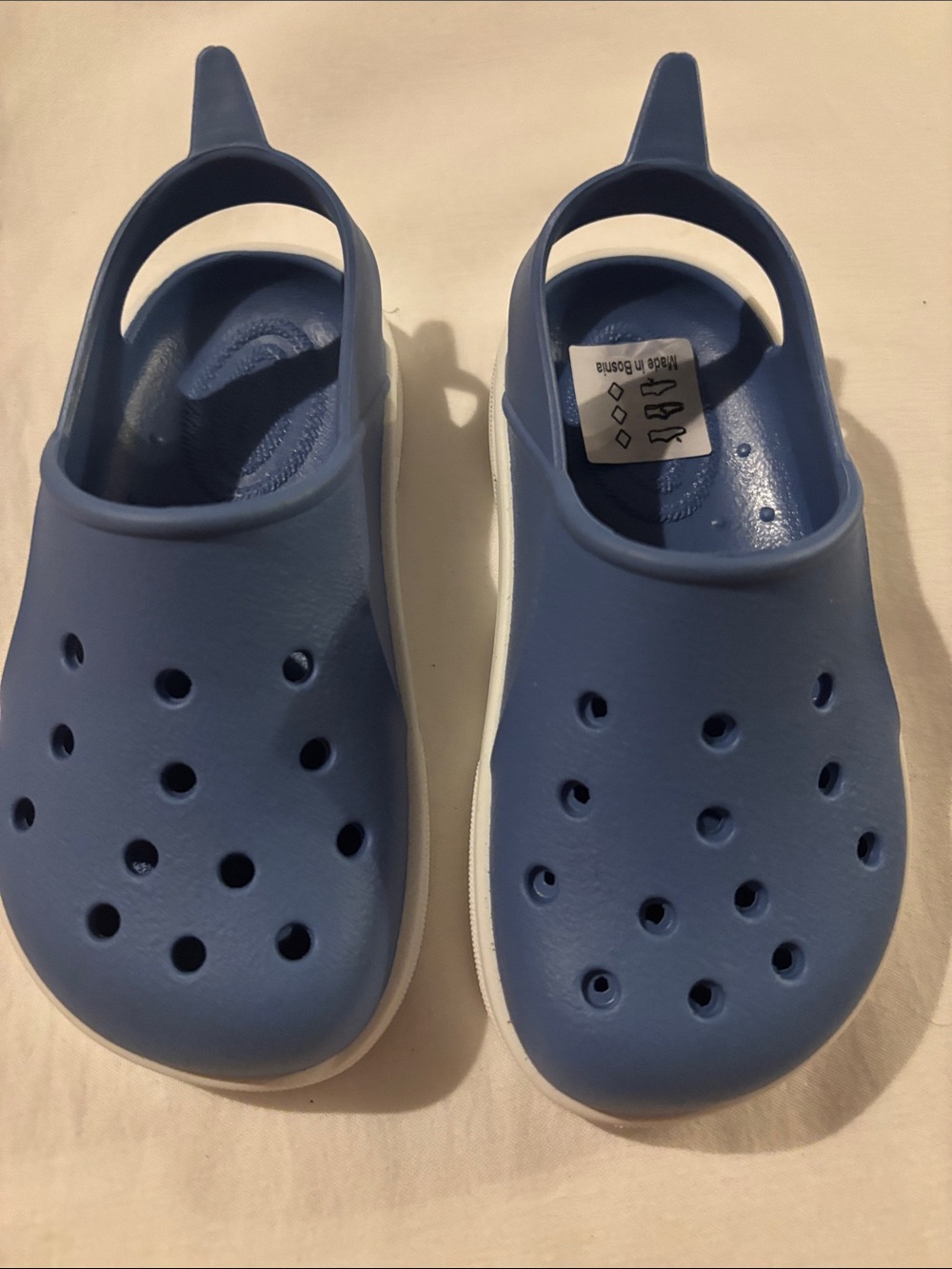 NWOT Boatilus Kids Lightweight Blue Slip-On Sandals with Heel Strap